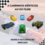 Imagem de Kit 6 Carrinhos Fricção Filme Carros 3 Relampago Mcqueen