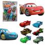 Imagem de Kit 6 Carrinhos Relâmpago Mcqueen Disney Carros Brinquedos