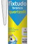Imagem de Kit 6 Cola Fixtudo Branco Quartzolit 400g Profissional