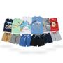 Imagem de Kit 6 Conjunto de Regata Masculino Menino Roupa Infantil Verão Shorts em Moletinho