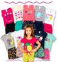 Imagem de Kit 6 Conjunto Infantil Feminino Roupa de Verão Menina