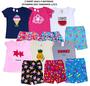 Imagem de Kit 6 Conjunto Infantil Feminino Roupa de Verão Menina