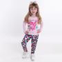 Imagem de Kit 6 Conjuntos Infantil Menina Blusas Meia Estação Calça Moletinho Estampadas