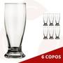 Imagem de Kit 6 Copo de Vidro Munich Tulipa 200ML Cerveja Chopp Nadir