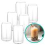 Imagem de Kit 6 Copo Frezz De Vidro Alto Formato Lata Gourmet 420ml
