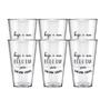 Imagem de Kit 6 Copos 550 Ml Personalizados Transparente Salvar Vidas