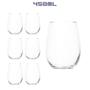 Imagem de Kit 6 Copos de Vidro 450ml California Redondo Transparente