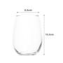 Imagem de Kit 6 Copos de Vidro 450ml California Redondo Transparente
