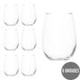Imagem de Kit 6 Copos de Vidro 450ml California Redondo Transparente