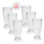 Imagem de Kit 6 Copos Mini Tulipa Acrílico Transparente 220ml Chopp