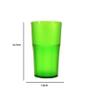 Imagem de Kit 6 Copos Roma Cristal Verde Neon 370Ml Plástico