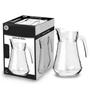 Imagem de Kit 6 Copos Vidro Amazonia + Jarra de Vidro Com Tampa 1.6L