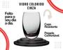 Imagem de Kit 6 Copos Vidro Resistente Cinza Color Bolha 465Ml