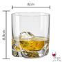 Imagem de Kit 6 Copos Whisky Dose Cristal Titânio Bohemia Sophia 280ml