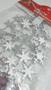 Imagem de Kit 6 Cordões Flocos Neve Prata 1,8M Árvore Natal Enfeite