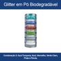 Imagem de Kit 6 Cores COR02 Festa Carnaval Glitter em Pó Biodegradável 2972 Colormake Bio Ecológico Vegano com 6g Cada