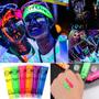 Kit 6 Cores Tinta Neon Fluorescente Corporal E Rosto 25ml Para Maquiagem De Festa Halloween Carnaval Imagem de Kit 6 Cores Tinta Neon Fluorescente Corporal E Rosto 25ml Para Maquiagem De Festa Halloween Carnaval