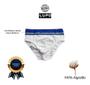 Imagem de Kit 6 Cueca Lupo Slip Infantil Cós Elástico Cueca De Algodão