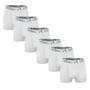 Imagem de Kit 6 Cuecas Zorba Boxer com Abertura 848 Branco - P Branco