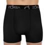 Imagem de Kit 6 Cuecas Zorba Boxer com Abertura 848 Branco - P Preto