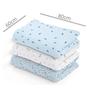 Imagem de Kit 6 Cueiros Bebê Manta Flanelado Estampado Menino e Menina 100% algodão 80cmx60cm Minasrey - Macio