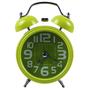 Imagem de Kit 6 Despertadores de Cabeceira e Mesa Relógio Analógico de Ponteiro com Alarme Barulhento Cor Verde