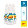 Imagem de Kit 6 Detergente para Pré Lavagem White Oxy Power 500ml Cada