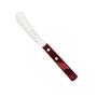 Imagem de Kit 6 Espátula Manteiga Tramontina Inox Polywood Vermelho 3"