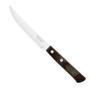 Imagem de Kit 6 Facas Churrasco Tramontina Polywood Inox Cabo Castanho