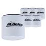 Imagem de Kit 6 Filtros De Oleo Do Motor Acdelco Onix 1.4,flex prisma 1.4 8v,flex agile astra Kit2421