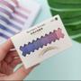 Imagem de Kit 6 fitas adesiva colorida washi tape tom pastel degradê 10 mm x 2 m escola/escritório