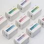 Imagem de kit 6 fitas adesiva washi tape colorida tom pastel 10 mm x 2 m alta durabilidade