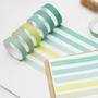 Imagem de Kit 6 fitas adesiva washi tape colorida tom pastel 10 mm x 2 m fofinho