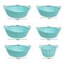 Imagem de Kit 6 Formas Airfryer Tamanhos Variados Silicone Antiaderente
