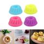 Imagem de Kit 6 Formas De Silicone Cupcake Bolo Muffin Air Fryer Pudim, Doces, Formatos Variados