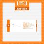 Imagem de Kit - 6 Ganchos Simples 30Cm Branco New Plus - Sa Gôndolas
