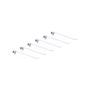 Imagem de KIT - 6 Ganchos Simples 30cm Branco para Gôndolas New Plus - Sa Gôndolas