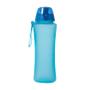 Imagem de Kit 6 Garrafa Squeeze Azul Com Tampa de 600ml