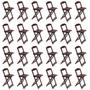 Kit 6 Jogos de Mesa Bistrô de Madeira com 4 Cadeiras Dobravel Ideal para Bar e Restaurante Imbuia - Móveis Guará Imagem de Kit 6 Jogos de Mesa Bistrô de Madeira com 4 Cadeiras Dobravel Ideal para Bar e Restaurante Imbuia