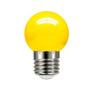 Imagem de Kit 6 lâmpadas led bolinha 1w 127v/220v  amarelo - taschibra