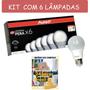 Imagem de KIT 6 Lâmpadas LED Bulbo 9w  Luz Branca E27 6500k Casa Avant, CASA, QUARTO, SALA, QUINTAL E COMERCIO