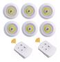 Imagem de Kit 6 Lampadas Led Luminaria Controle Sem Fio Spot