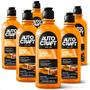 Imagem de Kit 6 Lava Autos Shampoo Autocraft Limpa e Protege Carros e Motos Proauto 500ml