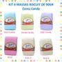 Imagem de Kit 6 Massas De Biscuit Jl Artesanato 90 Gramas Cores Candy
