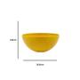 Imagem de Kit 6 Mini Bowl Fibra Madeira Green Colors Amarelo 240Ml