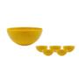 Imagem de Kit 6 Mini Bowl Fibra Madeira Green Colors Amarelo 240Ml