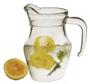 Imagem de Kit 6 Mini Jarra De Vidro Lisa Transparente Com Alça Agua Suco Clássica 500mL
