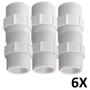 Kit 6 Niple/Nipel PVC Roscável 1.1/2" Branca (50mm) Tigre Imagem de Kit 6 Niple/Nipel PVC Roscável 1.1/2" Branca (50mm) Tigre