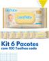 Imagem de Kit 6 Pacotes Lenços Umedecidos Lara Baby 600 Toalhinhas 