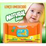Imagem de Kit 6 Pacotes Toalha Umedecida Leve 100 Pague 80 Flip Top Espeial Natural Baby